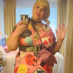 Wacky Wacko Perfume Shift Dress size 3X